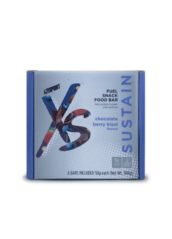 XS FUEL SNACK FOOD BAR CHOC BERRY (6 x 50g)