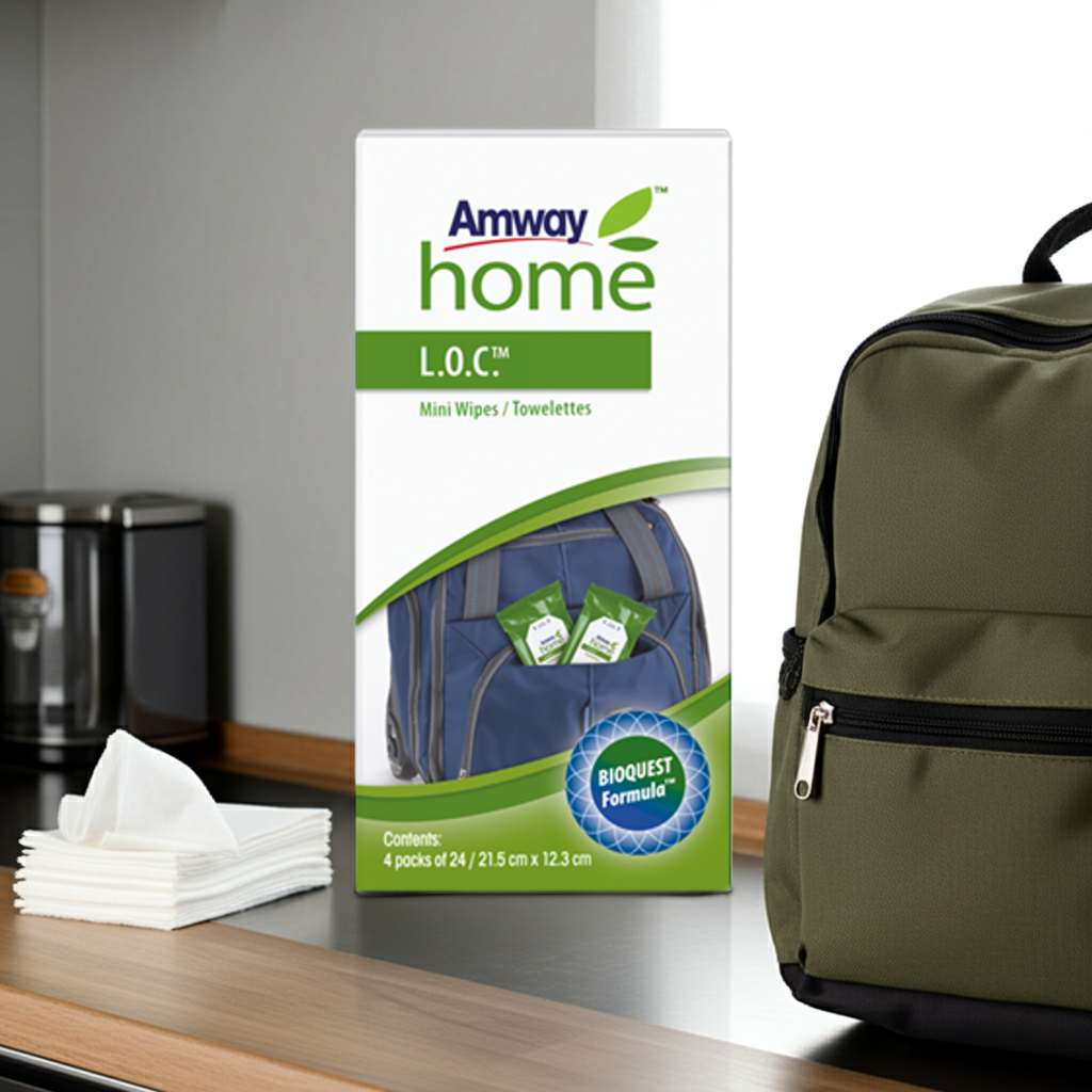 L.O.C.™ Towelettes (4 pouches x 24 mini wipes)