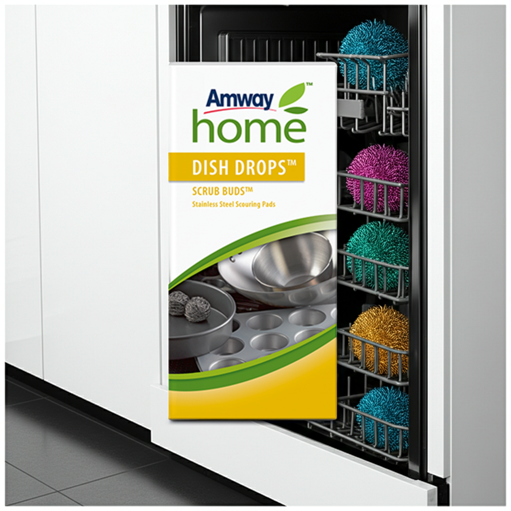 Dish Drops™ Scrub Buds™ Stainless Steel Scouring Pads (pack of 4)