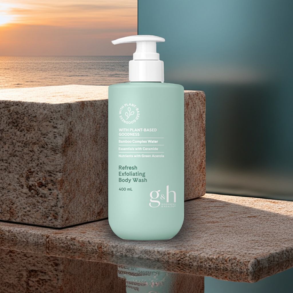 g&h Refresh Exfoliating Body Wash