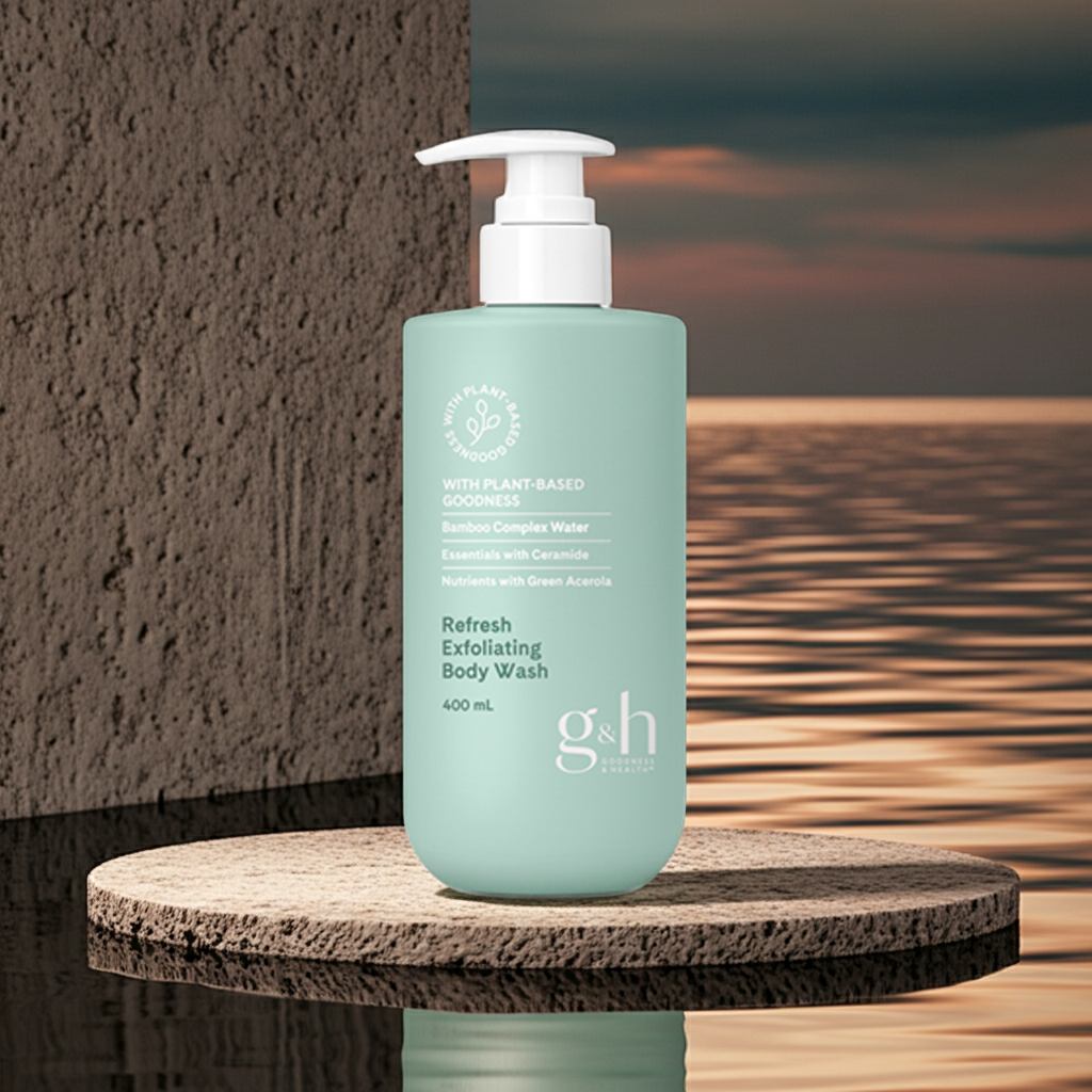 g&h Refresh Exfoliating Body Wash