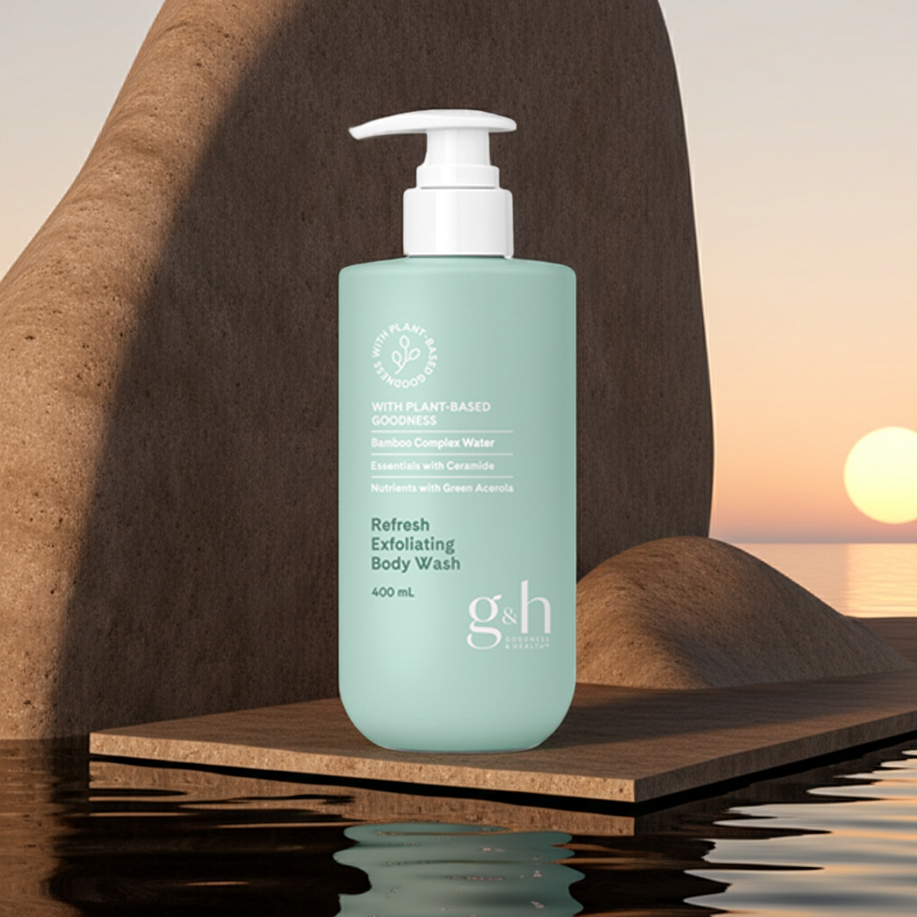 g&h Refresh Exfoliating Body Wash